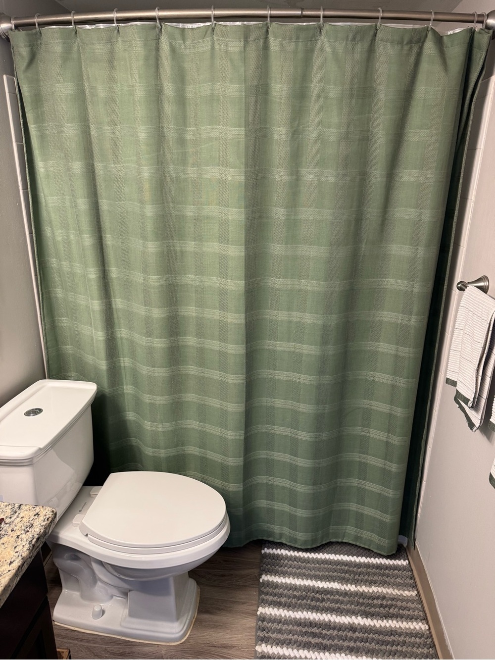Hearth & Hand™ with Magnolia: Green shower curtain